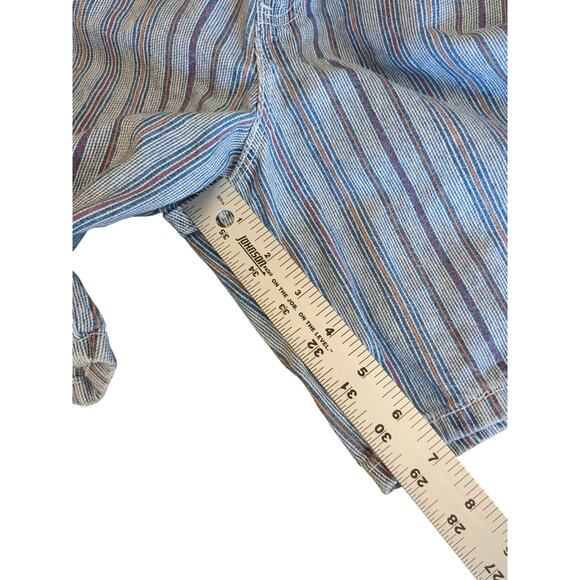 Levi's Vtg Orange Tab 951 Jean Shorts Women’s 16 USA Made Pinstripes 90s Denim - Picture 5 of 8